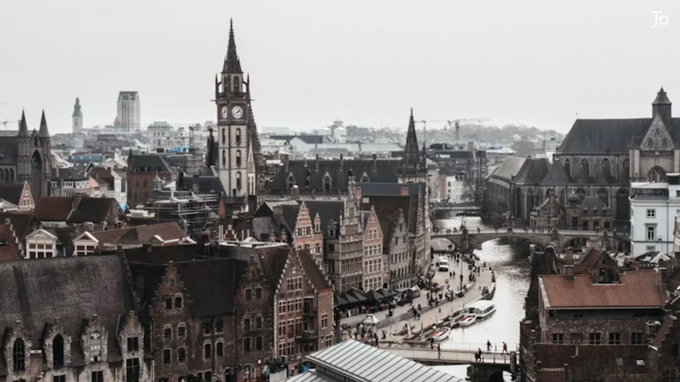 1900年代初頭のヨーロッパ都市風景。都市計画家パトリック・ゲデスが活躍した時代のイメージ