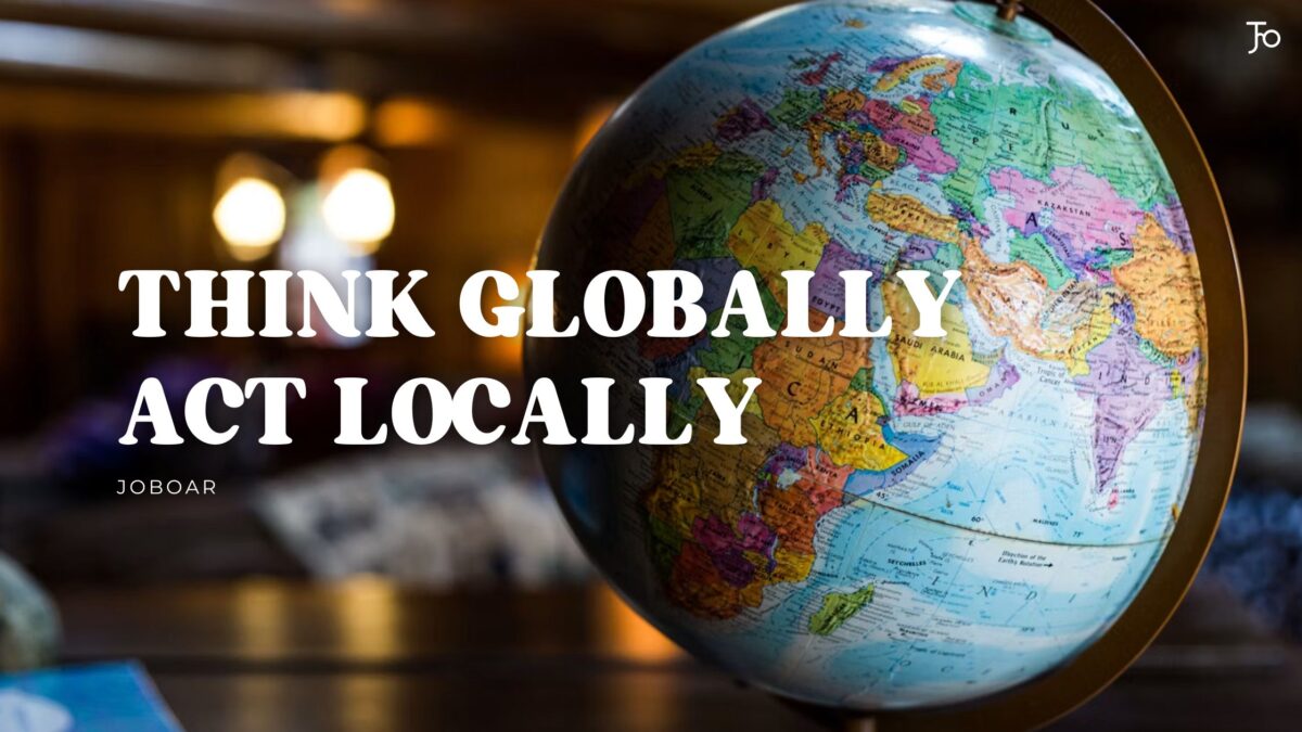 Think Globally Act Locallyをテーマにした株式会社ジョブオールの記事サムネイル
